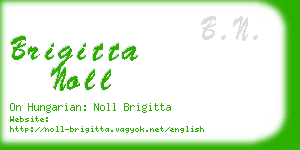 brigitta noll business card